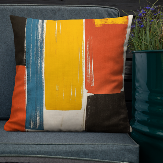 Vibrant Pattern Pillow – Eye-Catching Accent Pillow for Living Room and Home Decor
