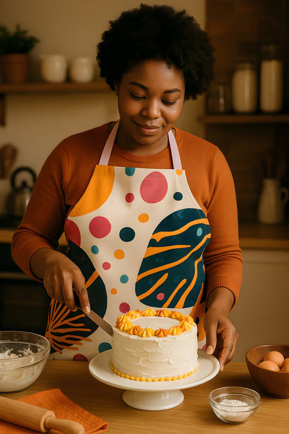 Funky and Vibrant Apron – Eye-Catching Cooking & Crafting