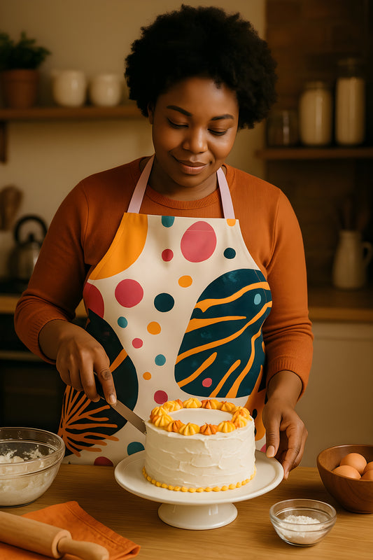 Funky and Vibrant Apron – Eye-Catching Cooking & Crafting
