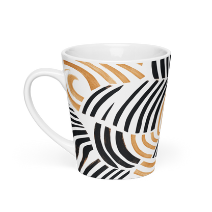 Creative Patterned Ceramic Mug – Great Gift for Art Lovers