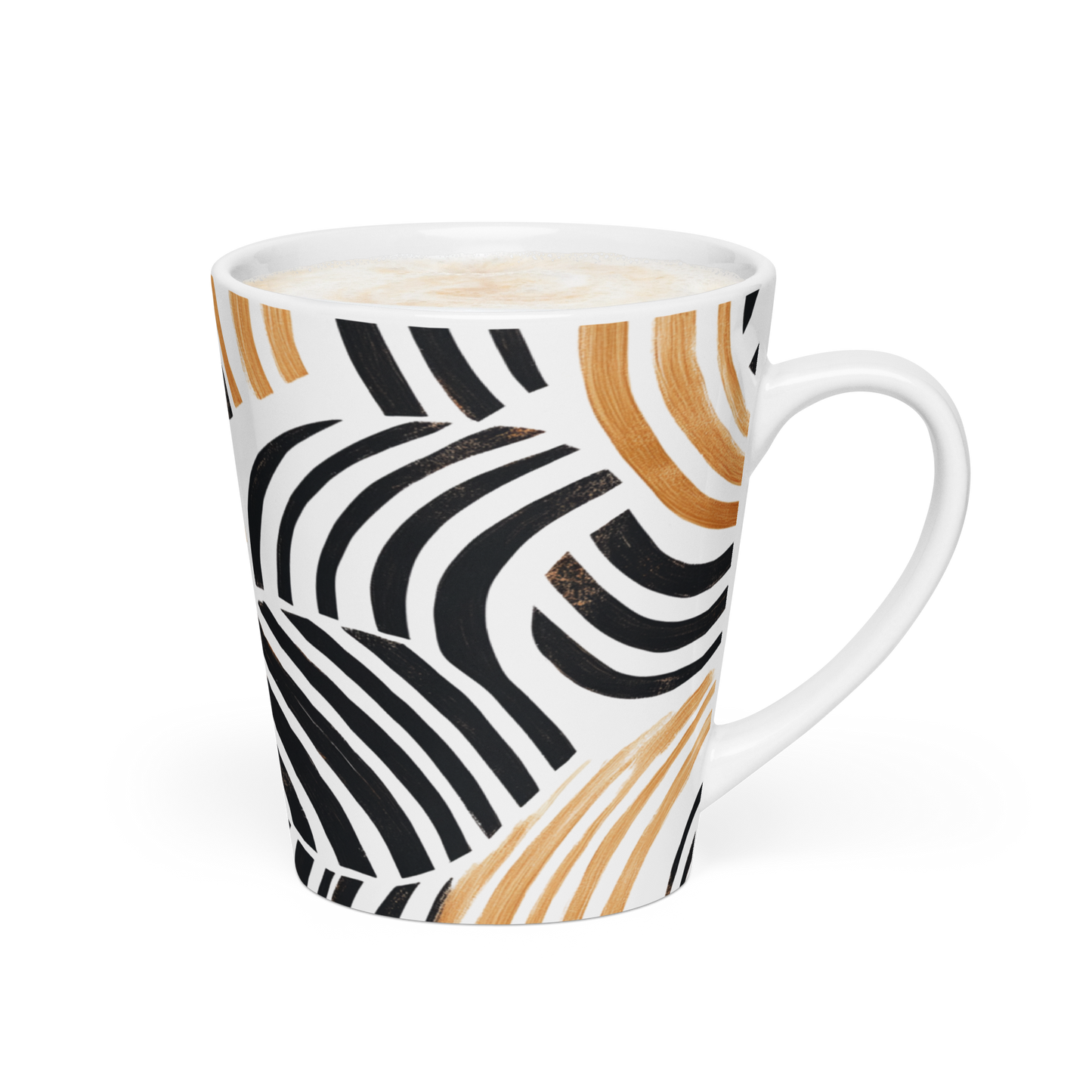 Creative Patterned Ceramic Mug – Great Gift for Art Lovers