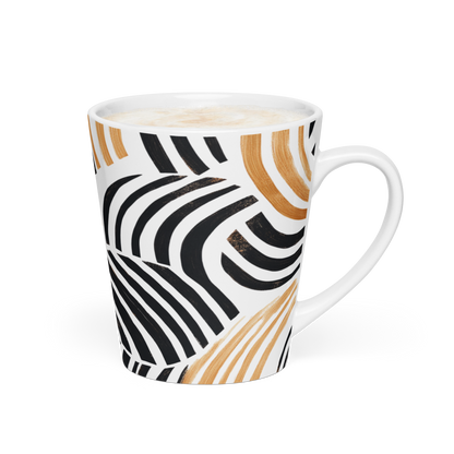 Creative Patterned Ceramic Mug – Great Gift for Art Lovers