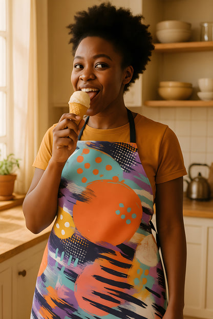 Colorful Apron for Cooking – Fun & Vibrant Kitchen Gift Idea