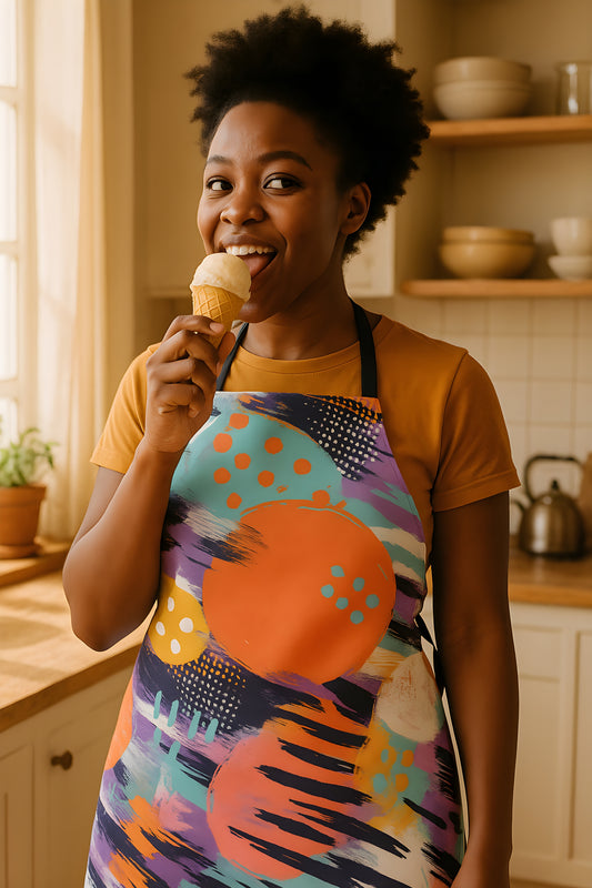 Colorful Apron for Cooking – Fun & Vibrant Kitchen Gift Idea