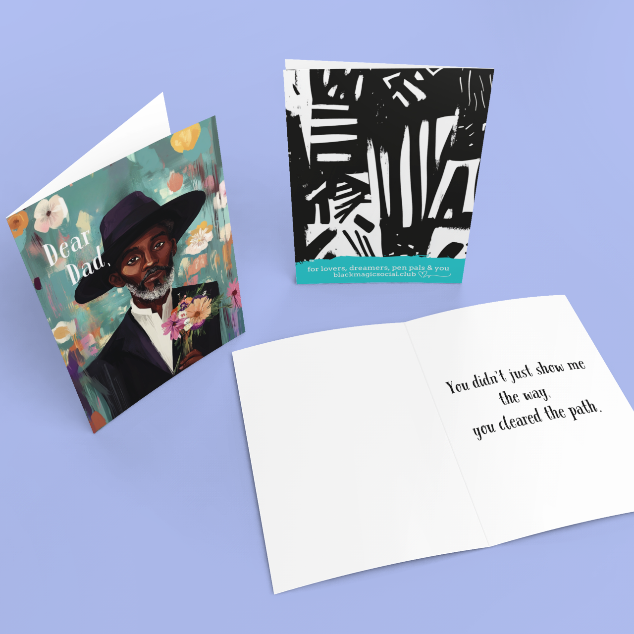 Father’s Day Card for Black Dads or Any Occasion  - Well-Dressed Dad