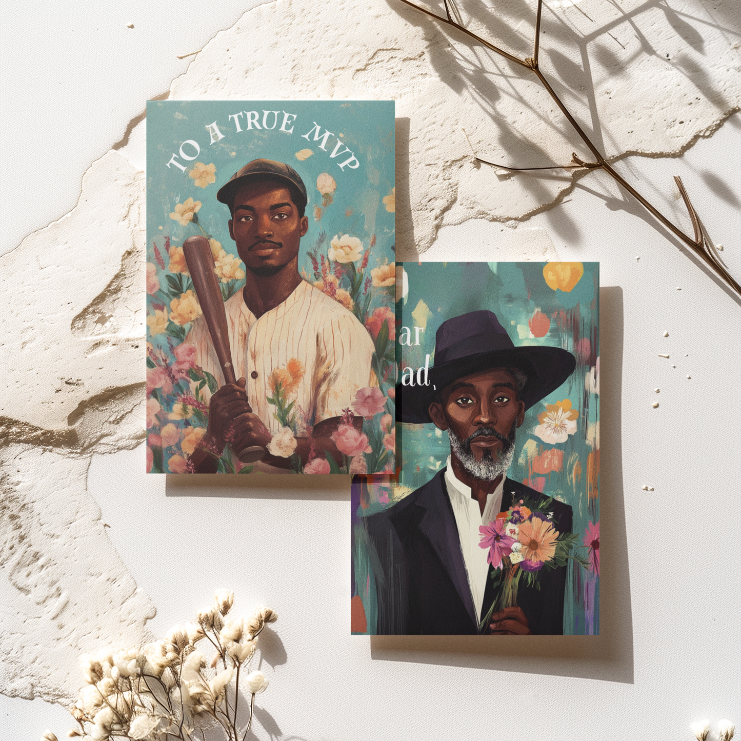 Father’s Day Card for Black Dads or Any Occasion  - Well-Dressed Dad