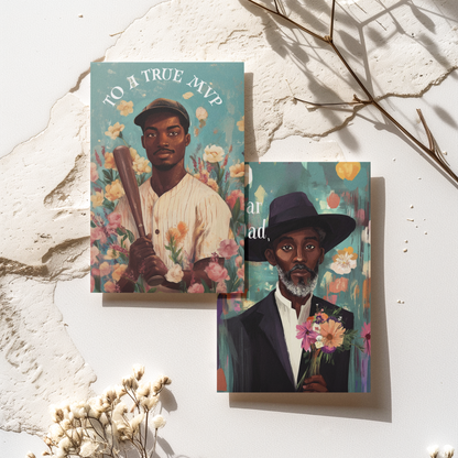 Father’s Day Card for Black Dads or Any Occasion  - Well-Dressed Dad