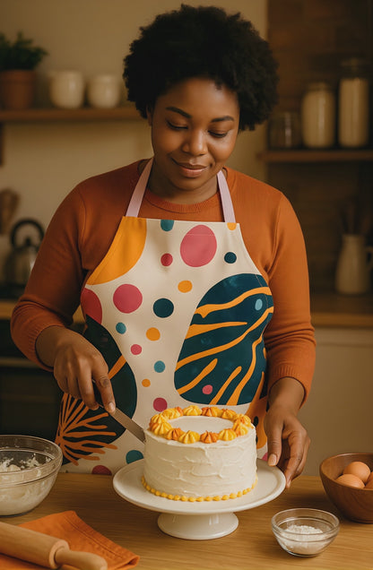 Funky and Vibrant Apron – Eye-Catching Cooking & Crafting