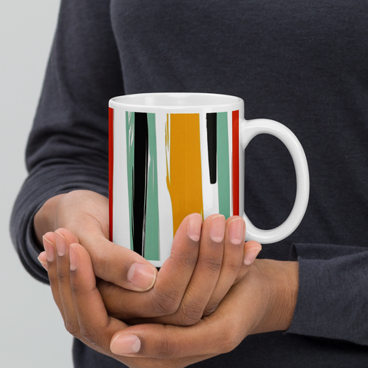 Chic Pattern Mug – Stylish and Unique Gift for Art Enthusiasts